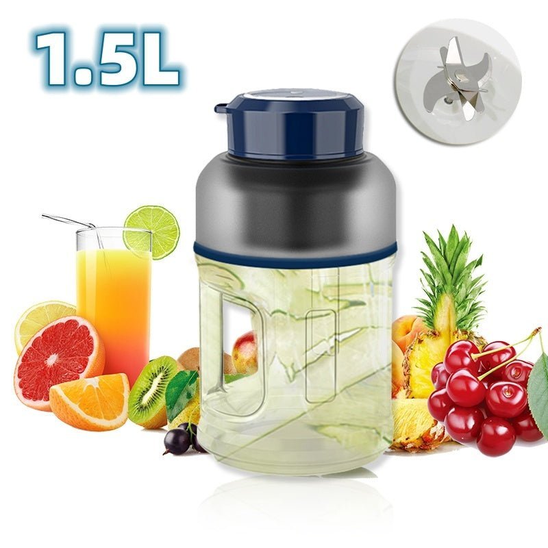 1500ml Portable Blender Cup Fruit Mixers Fruit Extractors Handheld Electric Juicer Blender For Kitchen Outdoor Home Office - Ravo Store