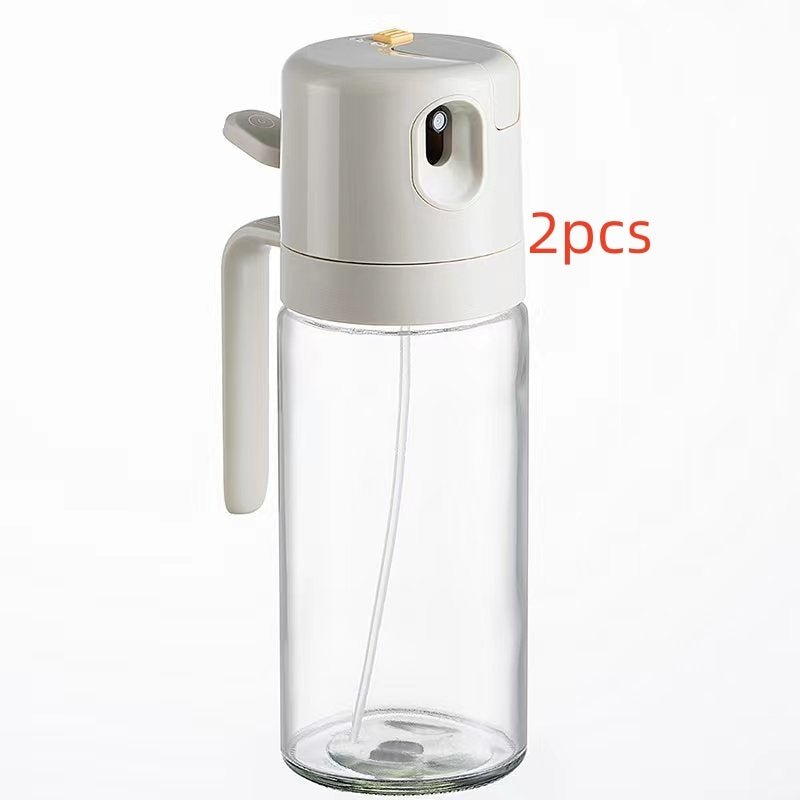 2 In 1 Oil Sprayer Bottle BBQ Cooking Oil Dispenser Olive Oil Pourers Sprayer Kitchen Baking Oil Mister Vinegar Bottle - Ravo Store