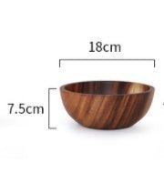 Acacia wooden bowl wooden tableware - Ravo Store