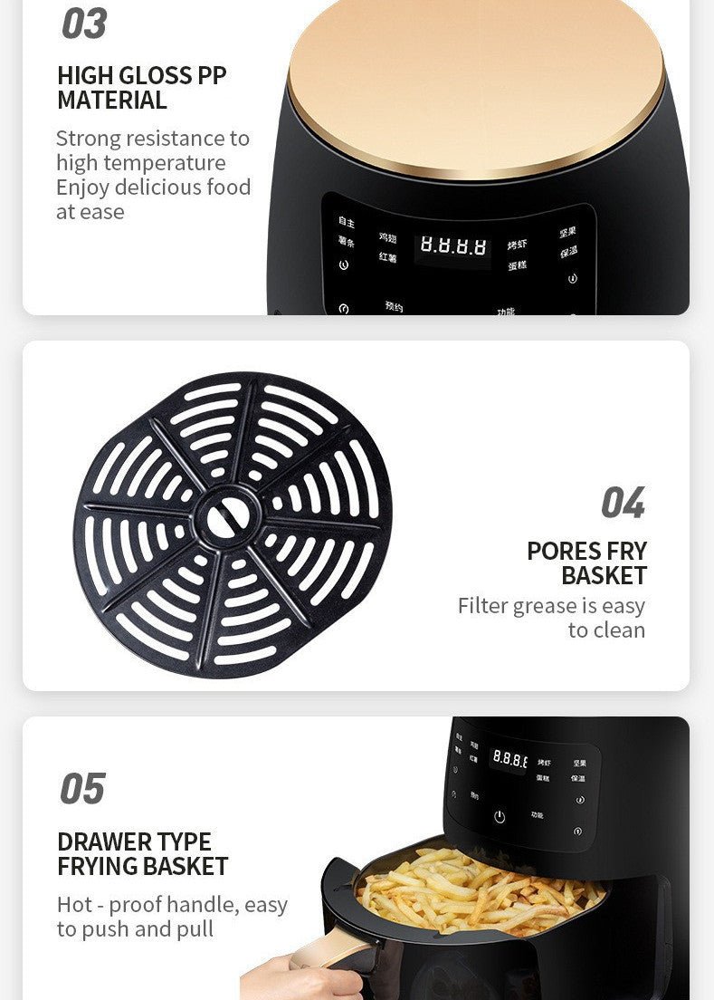 Air Fryer Smart Touch Home Electric Fryer - Ravo Store