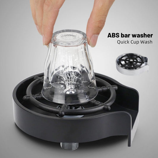 Bar Counter Cup Washer Sink High - pressure Spray Automatic Faucet Coffee Pitcher Wash Cup Tool Kitchen - Ravo Store