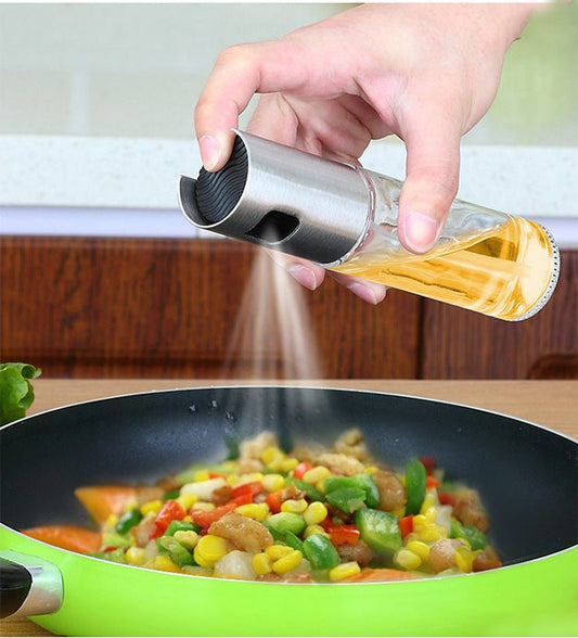 BBQ Healthy Kitchen Cooking Oil Vinegar Spray Bottle - Ravo Store